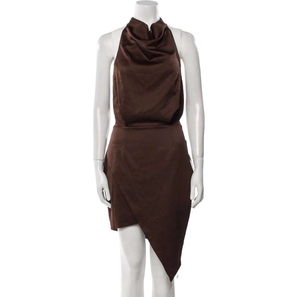 Elliatt Chocolate Asymmetrical Dress